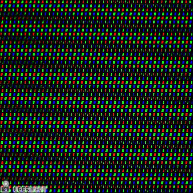 Bayer-Pattern RGB-Sensor Stoermuster Moire Ueberlagerung Luminanz