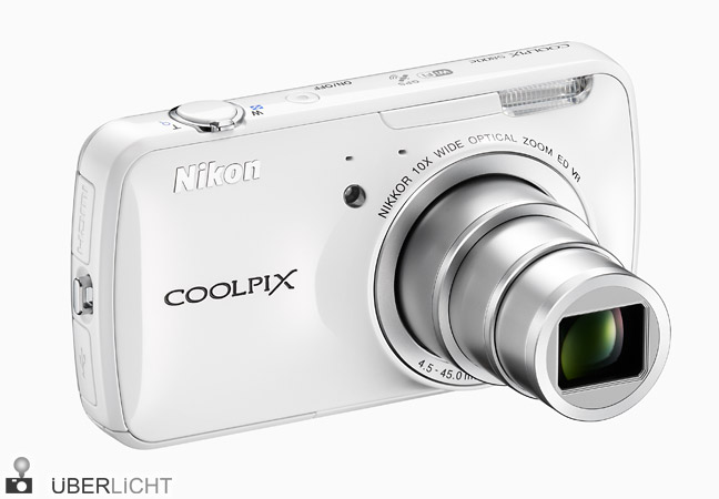 Nikon S800c Kamera mit Android in Weiss