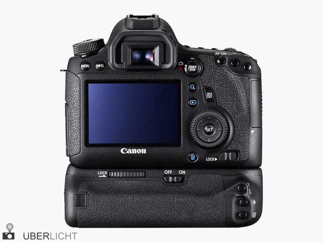Canon EOS 6D Vollformat-Kamera mit BG-E13 Hochformatgriff
