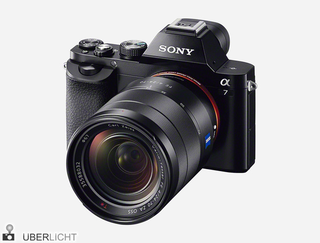 Sony alpha A7 mit Vollformatobjektiv 24-70 mm