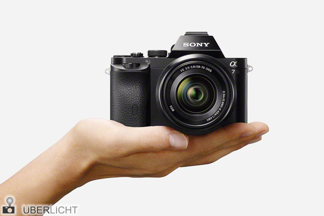 Sony alpha A7 Vollfromat-Systemkamera mit 28-70 mm Objektiv